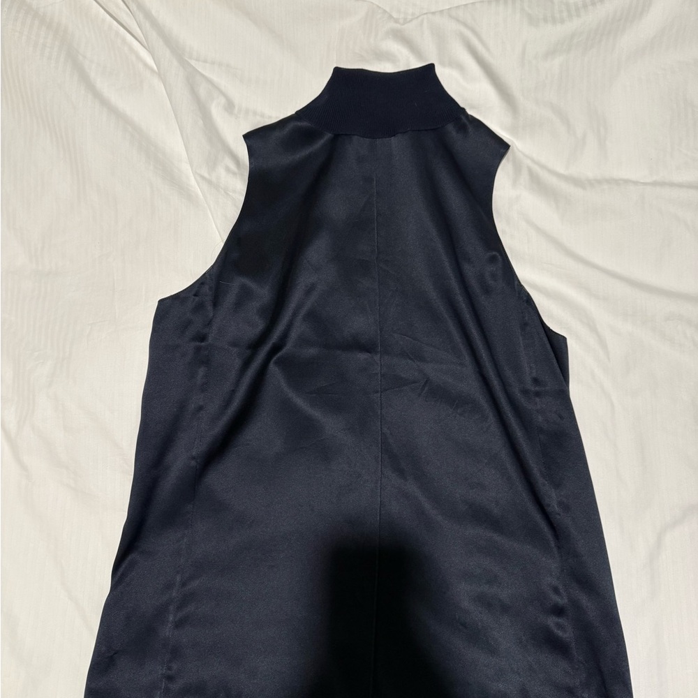 Rag & Bone Navy Mock Neck Top